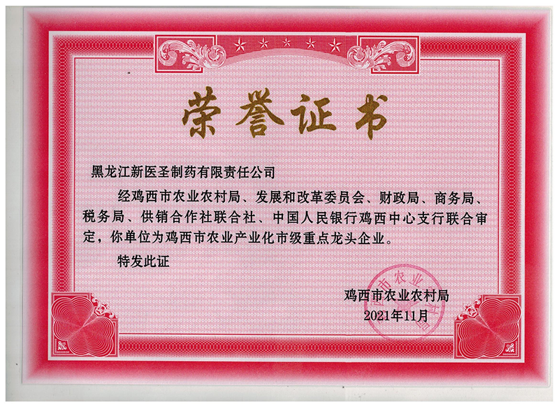 贺BAIBO.com百博体育(中国大陆)科技公司制药获市级重点龙头企业称号
